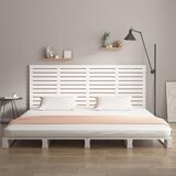  Zidno uzglavlje bijelo 166x3x91,5 cm od masivne borovine | shoptok.hr