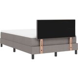 Box Postelja z vzmetnico z vzmetnico Taupe 120 x 190 cm blago, (5000128368) | Shoptok.si
