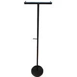vješalica t-tip za kapute 45.3x33.5x168cm V.4042 crna