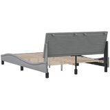  Okvir za krevet bez madraca Hanko svjetlosivi 140 x 190 cm od tkanine | shoptok.hr