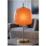 Mauro Ferretti Oranžna/v zlati barvi kovinska namizna svetilka s steklenim senčilom (višina 53 cm) Oldy – | Shoptok.si