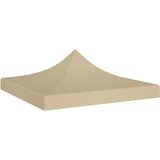 vidaXL Krov za šator za zabave 2 x 2 m bež 270 g/m² Cijene