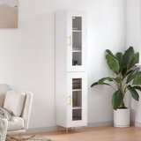  Visoka komoda bijeli 34,5x34x180 cm od konstruiranog drva | shoptok.hr