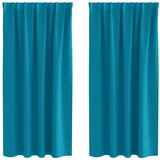  Zavjese za blackout s prstenovima 2 pcs Tirkizna 175 x 140 cm | shoptok.hr