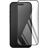 Blue Star Kaljeno steklo za iPhone 16 Trdota 9H Proti praskam Popolnoma lepilo 5D, Črna, (5000017796) | Shoptok.si