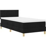 Box spring krevet s madracem Crna 100 x 200 cm tkanina | shoptok.hr