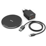 Hama Wireless punjač set "QI-FC10" 10W crni | Eponuda.ba