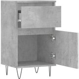 vidaXL Komoda 2 kosa betonsko siva 40x35x70 cm inženirski les | Shoptok.si
