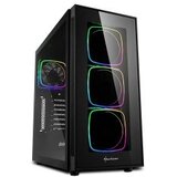  Kućište SHARKOON gaming, TG6 RGB Addressable black ATX, 4x 120mm LED | Eponuda.ba