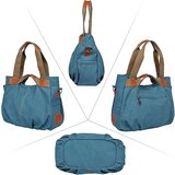 Venisymlis Ženska Platnena Torbica Torba Za Čez Ramo Torba Za Čez Ramo Ročna Torbica Torbica Za Čez Ramo Torbica Za Čez Ramo (Modra), (22070044) | Shoptok.si
