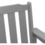  Vrtna klupa Svijetlo siva 120 x 59 x 88 cm HDPE | shoptok.hr