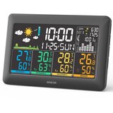 Sencor Meteostanica sa LCD displejem u boji + 3 senzora 3xAA + 6xAA crna | Eponuda.com