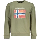 Napapijri GREEN MEN&#39;S ZIPLESS SWEATSHIRT Cijene