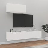 The Living Store Komplet TV omaric 3-delni bel inženirski les - Komplet TV Omaric, (21374187) Cene