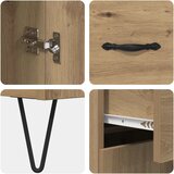  Kreveta Umjetnički hrast 69,5 x 34 x 90 cm Konstruirano drvo | shoptok.hr