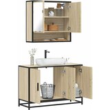 vidaXL 2-dijelni set kupaonskog namještaja boja hrasta sonome drveni | shoptok.hr
