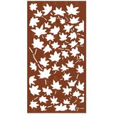  Vrtni zidni ukras 105x55 cm čelik CORTEN uzorak javorovog lišća | Eponuda.ba