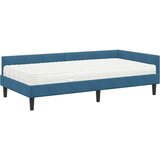  Kotni okvir postelje z matrico Drugo 2 pcs Modra Žamet, (5000123306) | Shoptok.si