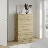 Mömax Komoda Mara 5, Barva Hrasta | Shoptok.si