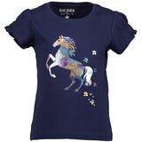 Blue Seven Majica morsko plava / sivkasto plava / ljubičasta / prljavo bijela | shoptok.hr