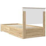  Okvir za krevet s uzglavljem Sonoma hrast 90 x 200 cm | shoptok.hr