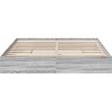  Okvir za krevet s ladicama boja hrasta 200x200 cm drveni Siva 200 x 200 cm | shoptok.hr