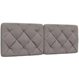 vidaXL Vzglavna stranica taupe 140 cm blago | Shoptok.si