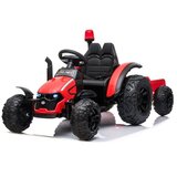 Traktor na akumulator s prikolico HZB-200 - rdeč | Shoptok.si