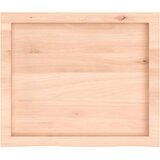  Zidna polica 60 x 50 x (2-6) cm neobrađena masivna hrastovina | Eponuda.ba