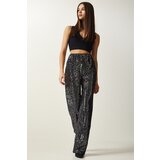  Women's Gray Sequined Palazzo Trousers Cijene