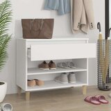 Ormarić za cipele bijeli 70 x 36 x 60 cm od konstruiranog drva | shoptok.hr