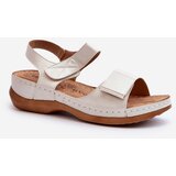 EVENTO PE1 Comfortable Women's Sandals with Velcro Silver Iphiope | Eponuda.ba
