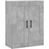 Maison Chic Stenska omarica - Zidna omarica betonsko siva 69,5x34x90 cm inženirski les iu870, (22062778) Cene