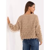 RUE PARIS Sweater-MI-SW-2008.86-beige | shoptok.hr