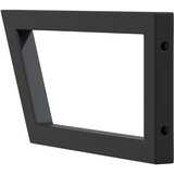  Nosači polica za umivaonik 2 kom crni trapezni čelični Crna 20 x 45 cm | Shoptok.si