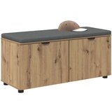  Haldna klop z blazino z vrati Umetni hrast 100 x 38 x 46 cm, (5000155658) | Shoptok.si