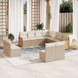 vidaXL 11-dijelni set vrtnih sofa od poliratana s jastucima bež | shoptok.hr