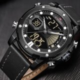 Naviforce Moška ura Army Military 9172 Črna | Shoptok.si