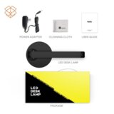 Taotronics Namizna LED svetilka Minimalist DL19, črna | Shoptok.si