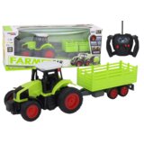  Traktor na daljinsko upravljanje s prikolicom 1:16 zelene boje Cijene