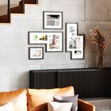 Umbra Črni plastični stenski okvirji v kompletu 4 ks 69x38 cm Mingle – | Shoptok.si