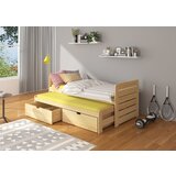 ADRK Djeji krevet na kat TOMI s madracima 87 cm - PRIRODNI BOR | shoptok.hr