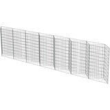  Gabionski zid od pocinčanog čelika 450 x 30 x 100 cm | shoptok.hr