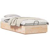  Otoman krevet Prirodna 80 x 200 cm Masivna borovina - Prirodna 80 x 200 cm | shoptok.hr