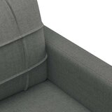 vidaXL Trosjed od tkanine tamnosivi 180 cm | shoptok.hr