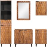  Setovi za kupaonicu 5 pcs Acacia smeđi finiš Čvrsto drvo manga | Eponuda.com