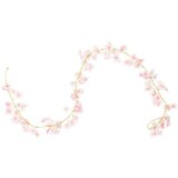  Božična cvetlična girlanda 6 kosov svetlo roza 180 cm, (21415656) | Shoptok.si