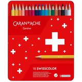 CARAN D'ACHE Set drvenih bojica Swisscolor Metal 18 kom Cene
