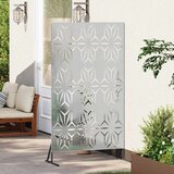  Zaslon za privatnost 100 x 50 x 180 cm Pocinčani čelik Srebrna | shoptok.hr