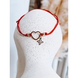 DStreet Bransoletka HEARTBEAT czerwona | ePonuda.com